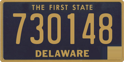 DE license plate 730148