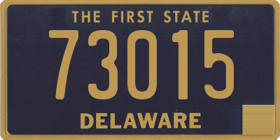 DE license plate 73015