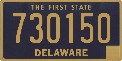 DE license plate 730150