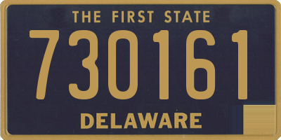 DE license plate 730161