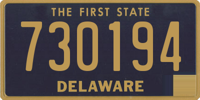 DE license plate 730194