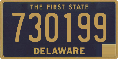 DE license plate 730199