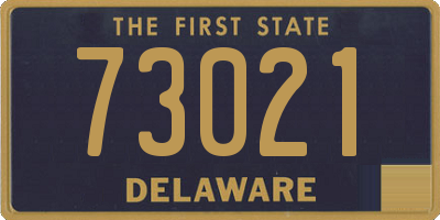 DE license plate 73021