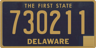 DE license plate 730211