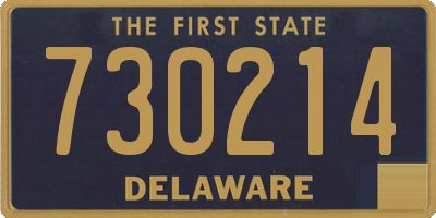 DE license plate 730214