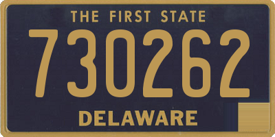 DE license plate 730262