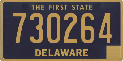 DE license plate 730264
