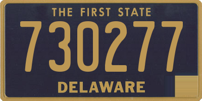 DE license plate 730277