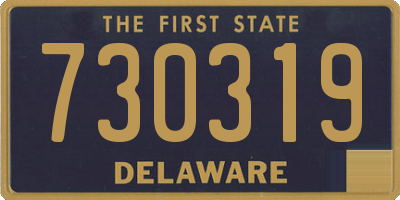 DE license plate 730319