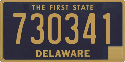 DE license plate 730341