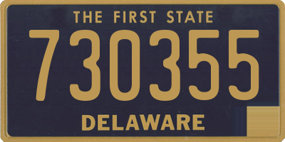 DE license plate 730355