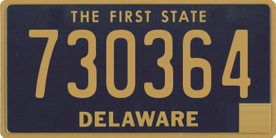 DE license plate 730364