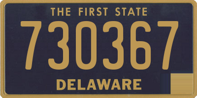 DE license plate 730367