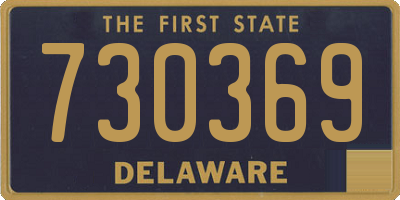 DE license plate 730369