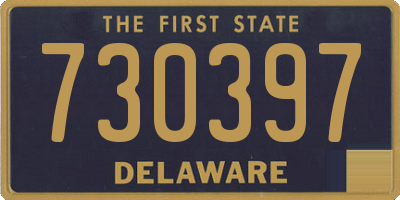 DE license plate 730397