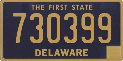 DE license plate 730399