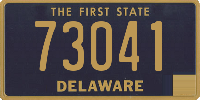 DE license plate 73041