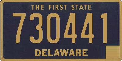 DE license plate 730441