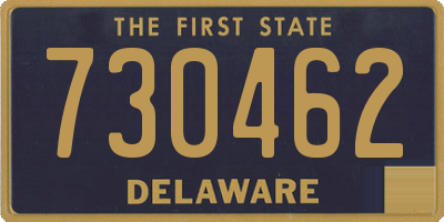 DE license plate 730462