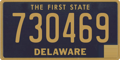 DE license plate 730469