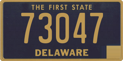 DE license plate 73047