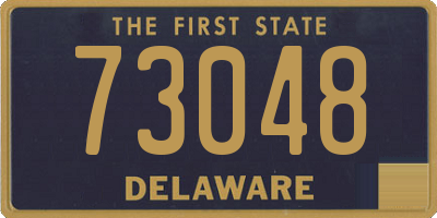 DE license plate 73048