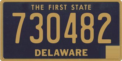 DE license plate 730482