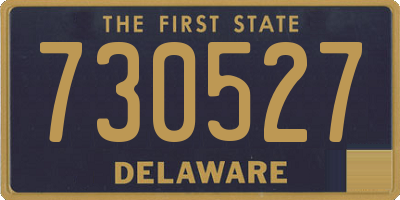 DE license plate 730527