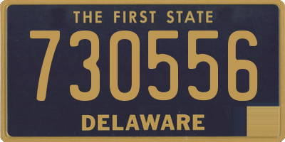 DE license plate 730556
