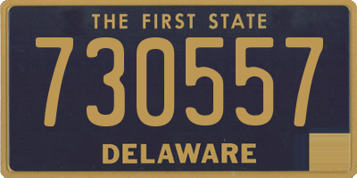 DE license plate 730557
