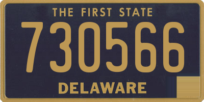 DE license plate 730566