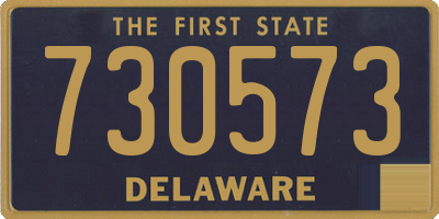 DE license plate 730573
