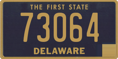 DE license plate 73064