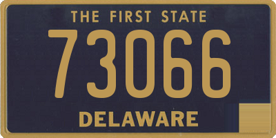 DE license plate 73066