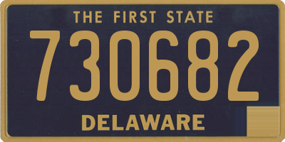 DE license plate 730682