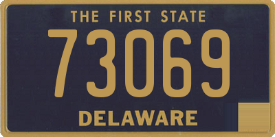 DE license plate 73069