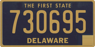 DE license plate 730695