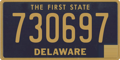 DE license plate 730697