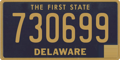 DE license plate 730699