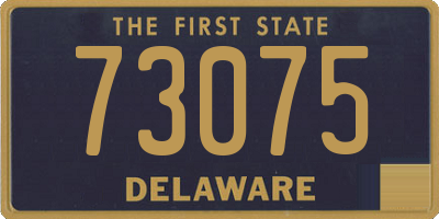 DE license plate 73075