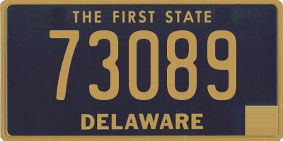 DE license plate 73089
