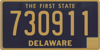 DE license plate 730911