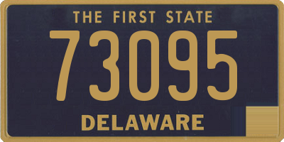 DE license plate 73095