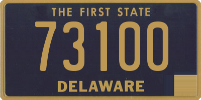 DE license plate 73100