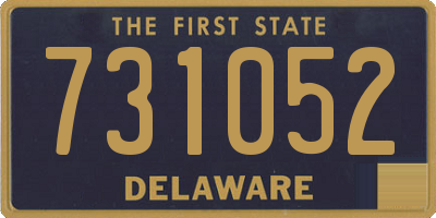 DE license plate 731052