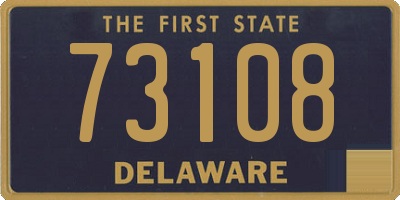 DE license plate 73108