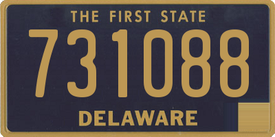 DE license plate 731088