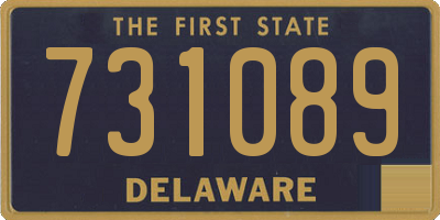DE license plate 731089