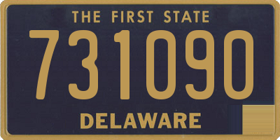 DE license plate 731090