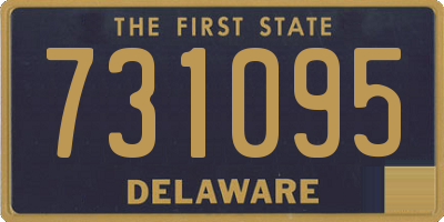 DE license plate 731095